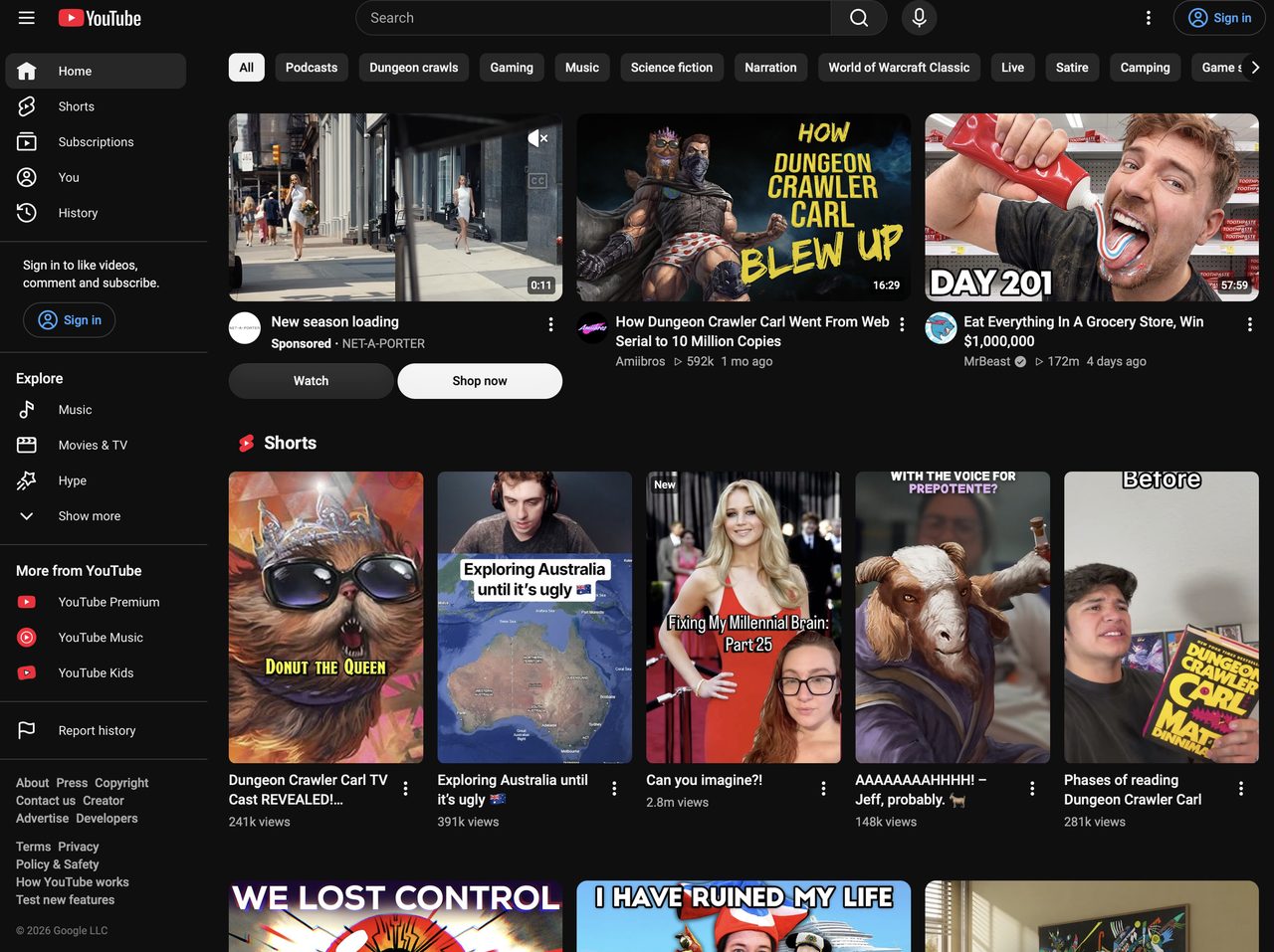 youtube.com before unmake